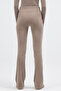 Women's Winter Fleece-Lined High-Waist Shaping Flared Leggings - 6