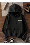 Children's Nonsense Printed Hoodie Hooded Sweatshirt Combed Cotton Fabric 3 Yarns Ribbed Unisex Winter Sweatshirt - 2