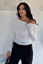 Women's Shoulder Gathered Lycra Blouse