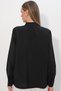 Women's Design Lace-Up Shirt 1562 - Black - 5