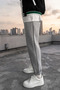 Men's Regular Winter Sweatpants with Wool Inside, Comfortable Cut, and Elastic Cuffs - 6