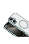 iPhone 17 Case Magsafe Transparent Back Face Camera Raised Silicone Marçev - 3