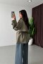 Women's Apolete Belted Medium Length Trench Coat Khaki - 7