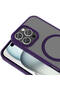 iPhone 16 Pro Max Case Magsafe Supported Camera Raised Silicone Matte Anti-Fingerprint Marçev - 6