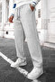 Men's Relaxed Fit Wide Leg Elastic Waist Winter Knitted Sweatpants - 4