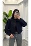 Pleated Short Lined Trench Coat Jacket - 4