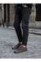 Men's Genuine Suede Memory Sole Memory Foam Sneaker Shoes Casual
