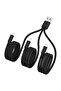 Multi USB-C Cable 4FT, 3 in 1 USB-A to C Charging Cable, 3A Splitter, Fast Charging & Data Transfer,