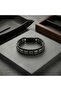 Hematite Stone Black & Natural Stone Double Men's Bracelet Set - 4