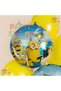 Minions Balloon 12 Piece Set 7Th Birthday Set Happy Birthday Banner Number Foil Balloon and Minion Foil Balloon Set - 7