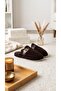 Koza Model Buckle Towel Women's House Slippers - Warm and Fluffy Slippers with Noiseless Soles - 5