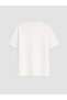 Lcw Vision White Loose Fit Fluid Fabric T-Shirt /04 - 6
