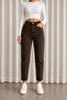Daisy Women's Brown High Waist Lycra Mom Jean Jeans - 3