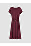 Timeless Clothing & Timeless Choices Zero Roba Collar Belted Flared Dress - 6