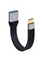 كيبل USB C قصير 5.3 انش، كيبل شحن سريع USB A الى USB C 60 واط، يدعم مزامنة البيانات بسرعة 10 جيجاباي