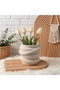 Irregular Shaped Candle Jar Pen Holder Flower Pot Vase Silicone Mold K-1594, Polyester Stone Powder Cement Plaster Mold - 6