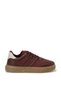 Moon.F Burgundy Girls' Sneaker