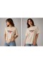 Women's T-Shirt Half Oversize T-Shirt Maldives Printed Crew Neck Casual Summer T-Shirt - 2