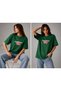 Women's T-Shirt Half Oversize T-Shirt Maldives Printed Crew Neck Casual Summer T-Shirt - 2