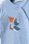 Baby 100% Cotton Mini Captain 3-Piece Jumpsuit with Booties Newborn Hospital Release Baby Clothes 0-3 Months - 4