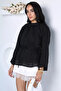 Women's Waist-Tied Lined Blouse - 2