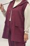 67057 Plus Size Vest-Pants Nora Set - Burgundy - 2