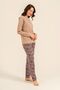 Women's Long Sleeve Front Buttoned Modal Pajama Set (with Socks as a Gift) - 6