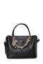 Shoulder Bag Women Black Scarfy