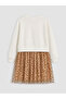 Esvab • Modern & Distinctive Zero Roba Collar Bowknot Printed Girls' Tulle Dress - 3
