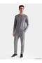 Rmz Gi̇yi̇m Farkiyla Zero Roba Collar Long Sleeve Men's T-Shirt - 2