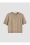 Esvab • Modern & Distinctive Short Sleeve Women's Knitwear Sweater
