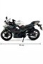 Hobbiez Licensed Kawasaki Ninja Model Diecast 1/12 Scale Metal Motorcycle Vehicle - 2