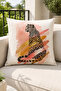 5 Piece Pink Leopard Print Runner and Pillowcase Set – 4 Pillowcases + 1 Runner - 4