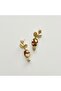 Leaf Drop Natural Stone Earrings - 3