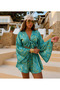 Silk Mini Shorts & Bolero Varaklı Suit Std 34-38