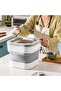 Hasthib Collapsible Food Container with Transparent Lid Large Capacity 11-27 Lbs Multi-Purpose Food Storage Container for - 6