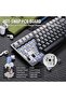 Mechanical Gaming Keyboard Ultra-Compact Attack Shark X820 from Mabasnic, Bluetooth Wireless/2.4G/Usb-C, Tkl 75% Layout. - 3