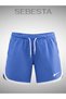Star Printed Premium Jersey Ribbed Sports Shorts