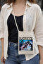 Katseye Designed Zippered Custom Made Neck-Hanging Premium Printed Canvas Bag