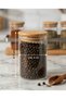 Set of 4 250 ml Borosilicate Glass Spice Jars with Bamboo Lids – Premium Design, Stylish Appearance, and Practical Kitchen Organization - 3