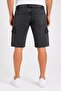 Cargo Pocket Capri with Side Pockets Black Snow - 4