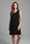 Vienetta Women's Cotton Blend Home-Beach Dress Black