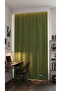 Modern Background Curtain - Single Panel - Ready for Cornice - Stain Resistant - Grass Green - Flat Installation Without Pleats - Extrafoam Gathering - 6