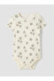 Patterned Baby Boy Snap-On Bodysuit