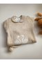100% Knitwear Kuğulu Baby Girl Jumpsuit - 3