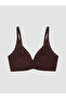 Peak New Season Brown Soft Touch Triangle Bra with Removable Pads - 2