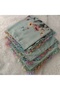 Handmade Needlework Writing, Scarf, Yemeni, Mevlit Cover, Head Cover, 4 Sides Embroidered, 100% Cotton, 100*100cm - 8