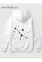 Cancer Zodiac Constellation Printed on the Back and Chest Hooded Cotton Sweatshirt – Cancer (Hoodie)