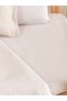 100% Cotton Hypoallergenic Baby Duvet Cover Set Pique and Bedspread Beige - 6