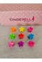 Box of 50 Girls' Vibrant Colored Floral Mini Hairpin Buckle Set - Clip-On Braided Hairpin Beads - 4
